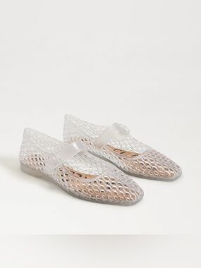 Sam Edelman Michaela Jelly Mary Jane Clear Flats